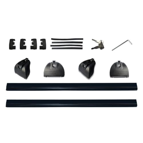 Barres de toit Forester aluminium profilé affleurant SHANSHAN noir