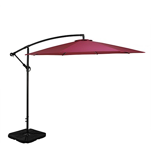 Tourke Patio 10 Hanging Offset Umbrella Buy Online In Albania At Desertcart