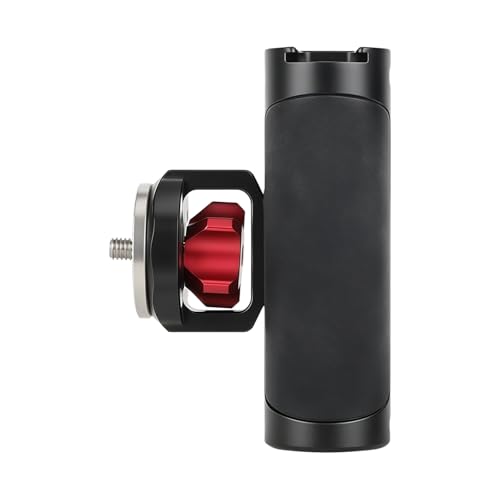 Mango lateral con tornillo de 1/4 para cámara de mano estabilizador de aluminio ajustable