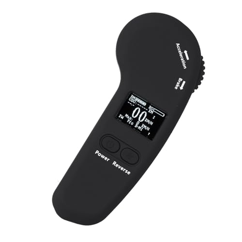 KIMISS Meepo Elektro-Skateboard mit Fernbedienung, ABS, Schwarz, Elektro-Skateboard, Kabellose LED-Display-Fernbedienung mit Einstellbarer Bremsgeschwindigkeit