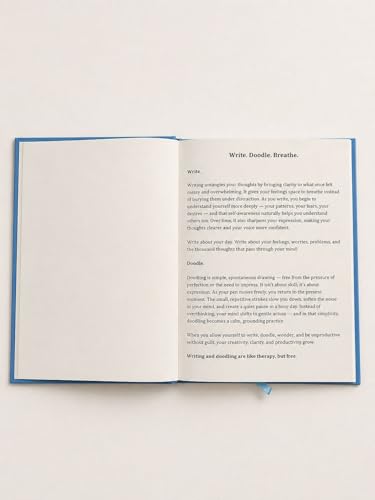 Image of Being Journal Diary Hardcover Notebook | Ruled & Blank Pages for Writing, Doodling & Sketching | 200 Pages, 80 GSM Smooth Paper, Thread Stitched with Ribbon Bookmark | Minimal Variant