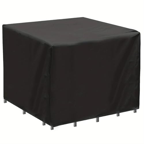 Housse salon de jardin rectangulaire bâche table extérieur imperméable - 8