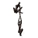Danya B. ZD16169 Contemporary Metal Shelf Décor - Bronze Sculpture - Man Lifting Woman from Ledge