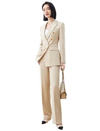 Costume deux pièces femme élégant pour banquet professionnel et tenue de bureau