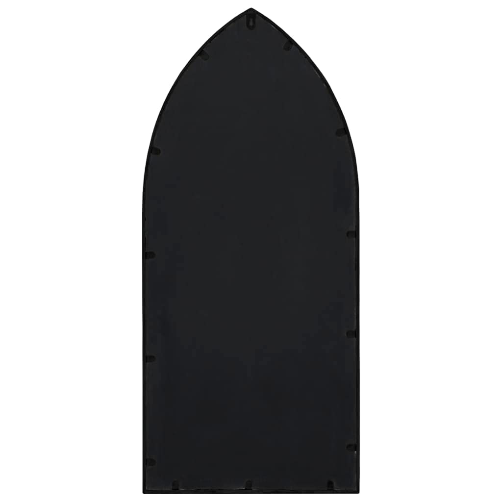 Spiegel Schwarz 70x30 cm Eisen mit antikem Rahmen für Innenbereich Wandmontage Flur Badezimmer Wohnzimmer Deko Styling Makeup Rasur