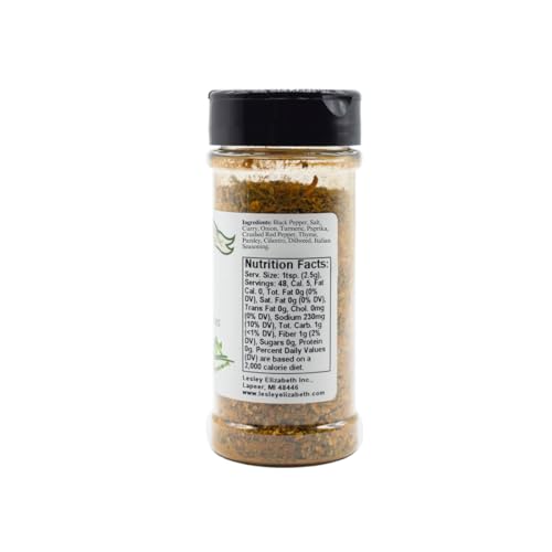 Image of Lesley Elizabeth Thai Curry Seasoning Blend - Bold Thai Spices & Aromatics All-Purpose Spice Mix for Curries, Stir-Fries & Marinades