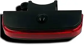 Luz Traseira Super Brilhante Sinalizadora Visualização Segurança Recarregável Bike Bicicleta Triciclo