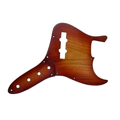 10 Holes 4 String Guitar Pickguard Pick Guard Control plates Scratch Plate Accessories(Ailanthus 1)