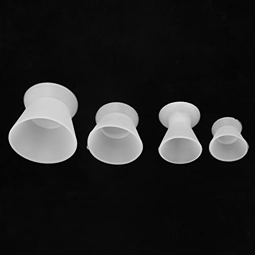 Set de 4 tazones de mezcla de silicona para laboratorio miniatura 3