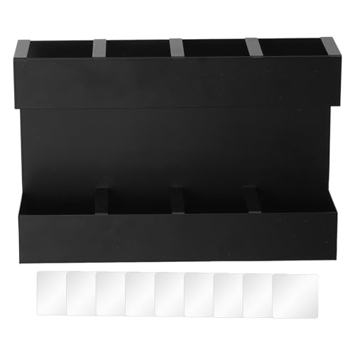 Zunetsutock Pajita organizador | dispensador de pajita de 4 compartimentos - Organizador de armario de gran volumen con bandeja reutilizable para cubiertos para el hogar, el estudio y la gastronomía