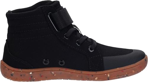 Wide Little Kid Knit Barefoot + Hi-top Wide Little Kid Canvas Barefoot3