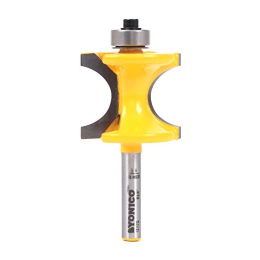 Yonico 13117q 3/4-Inch Bead Bullnose Router Bit 1/4-Inch Shank