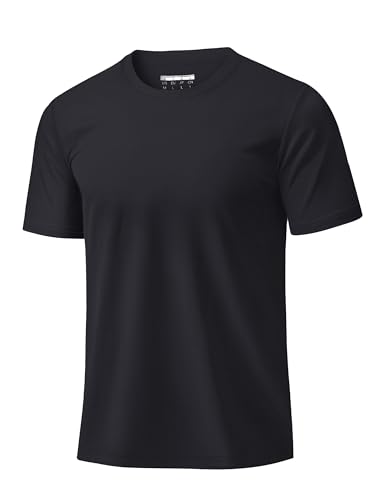 Cotrasen Men's T Shirts Cotton Short Sleeve Shirts for Men Casual Crew Neck Basic T-Shirts Summer Soft Comfort Tee Shirts