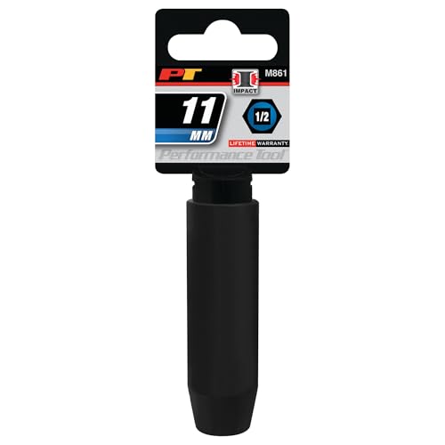 Image of Performance Tool M861 1 /2 Drive 6pt Impact Socket, 11mm - Durable and Reliable Socket for Heavy-Duty Applications with Precision Fit and Longevity