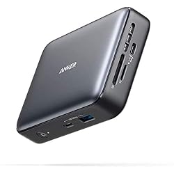 Anker PowerExpand 7-in-1 Thunderbolt 3 Mini Dock ドッキングステーション 4K対応 HDMIポート1Gpbs イーサネット USB-Aポート USB-Cポート microSD＆SDカードスロット 搭載