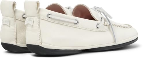Camper Right Nina - Flat Shoes For Women - White, Size 42, Smooth Leather - 2