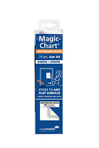 Legamaster 7-159000-A4 Magic-Chart Flipchart DIN A4, elektrostatische folie voor verschillende oppervlakken, opgerold 25… - Afbeelding 3