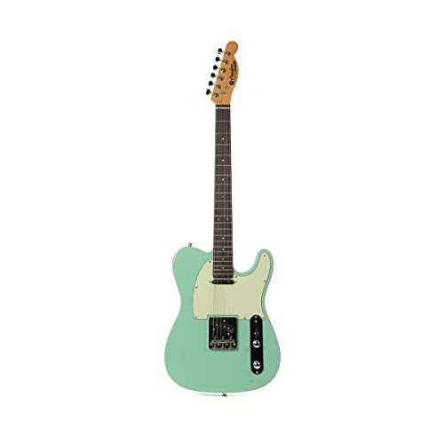 PRODIPE TC80 RA SG – guitare électrique surf green - Les Beatles, Paul McCartney, John Lennon, RIngo Starr, George Harrison PRODIPE TC80 RA SG - guitare électrique surf green