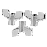 TOGEVAL 3pcs Cymbal Nuts Drum Accessories Easy Use Repair Tool for Drummers and Percussionists Compatible Cymbals
