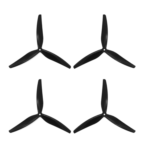 Gemfan 1050W Reinforced Glass Fiber Nylon Propellers 10 Inch 3 Blades Props for Cinelifter FPV or Macroquad Drones 4 pcs 2CCW 2CW