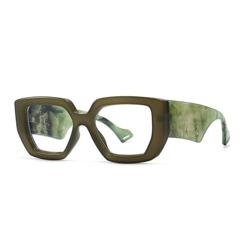 Lunettes carrées polygone pour lire au bureau ou se détendre en terrasse