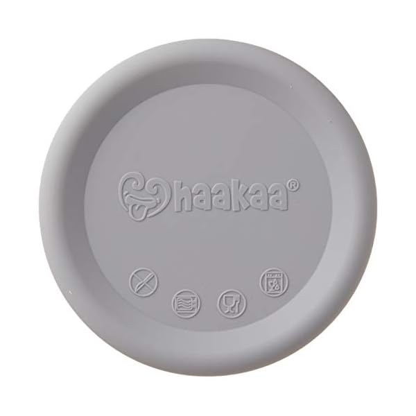 Haakaa 27171 Auslaufsichere Silikonkappe für alle Milchpumpen, BPA- und Phthalatfrei, blau