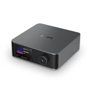 WiiM Ultra Music Streamer & Digital Preamp | 3.5″ Touchscreen, Compatible with Chromecast & Alexa, Stream Spotify, Amazon Music, Tidal & More | HDMI ARC, Phono Input & Headphone Output | Space Gray