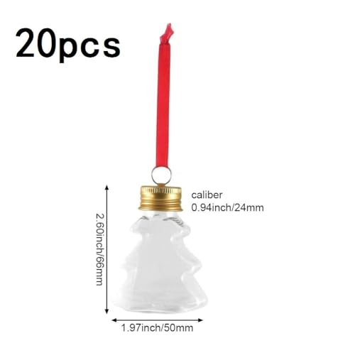 Boîtes à bonbons et bouteilles transparentes décoratives de Noël pour vos fêtes - 7