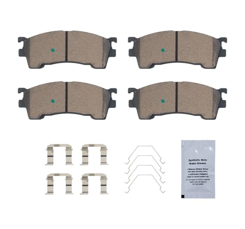 Image of HUSCH D637 Front Ceramic Brake Pads Kit Fit For Mazda 626 1994-2002, For Mazda MX-6 1994-1997, For Ford Probe 1994-1997