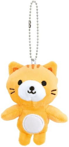 スケーター(Skater) ぬいぐるみ マスコット キーホルダー ボールチェーン にゃ～にゃ とらまる 猫 ZNKH1-A