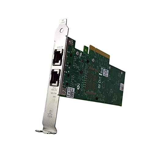 Adaptador de red convergente DELL K7H46 X540-T2 de doble puerto con soportes largos miniatura 3