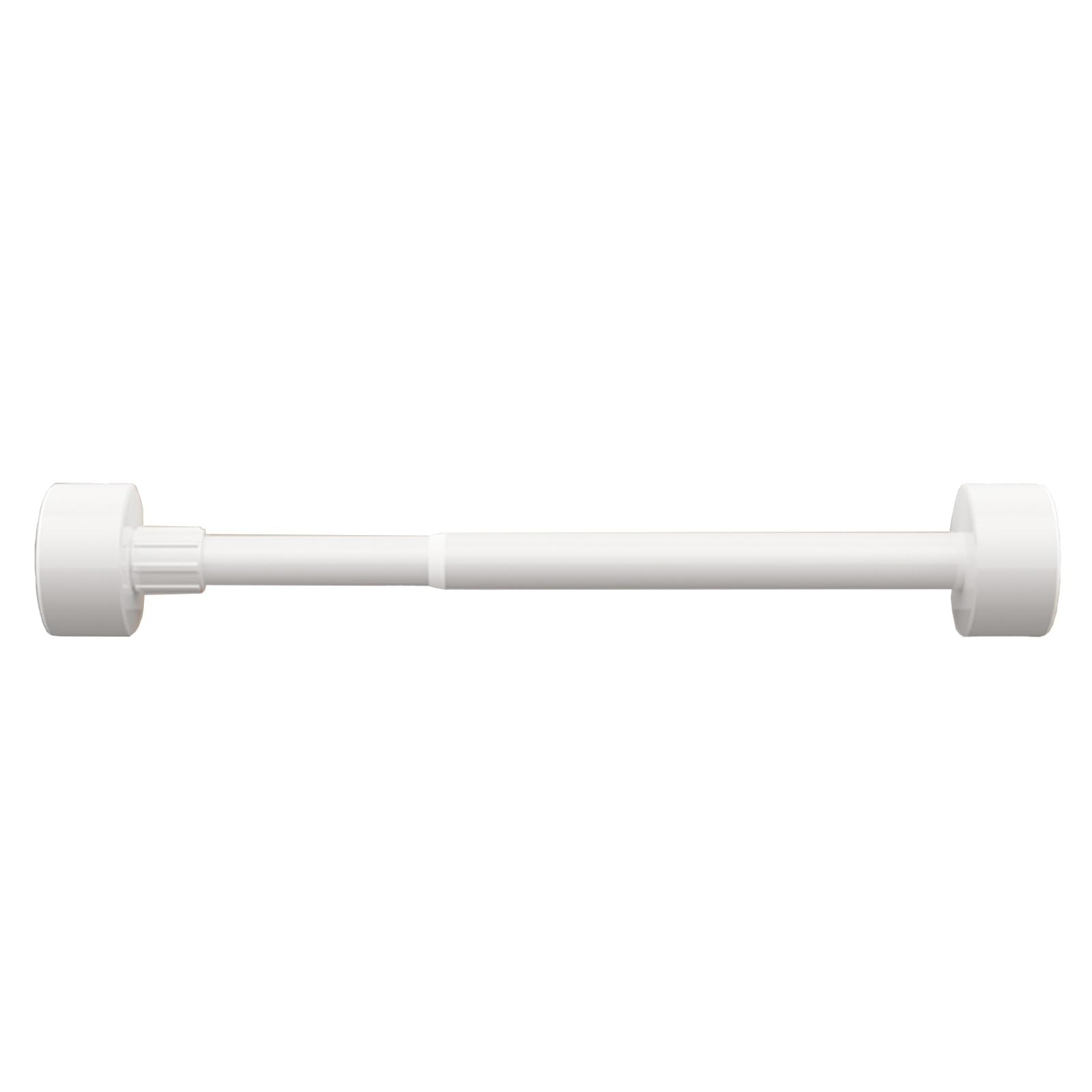 Adjustable Closet Rod, Telescopic Wardrobe Bar For Laundry Room Bathroom Living Room, Extendable Clothes Hanging Rack Shower Curtain Rod, No Drill (Color : White, Size : 70-120CM/27.5-47.2IN)