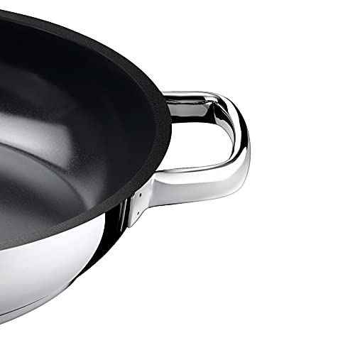 Foto von WMF Durado Brat-/ Servierpfanne 28 cm Induktion, Cromargan Edelstahl beschichtet, Keramikbeschichtung, backofenfest