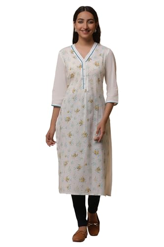Kurta et jegging blanc Aurelia taille L, la tenue idéale pour vos sorties