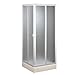 Forte Mampara de Ducha 80x80 CM de Acrílico Mod.Venere con Apertura Central