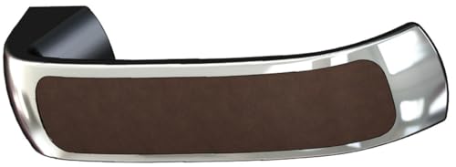 Poignées écussons Leather Osculati droite en cuir véritable pour bateaux raffinés