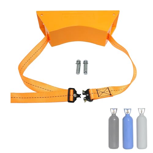 Support de réservoir d'oxygène mural anti-chute en ABS durable avec vis - 2