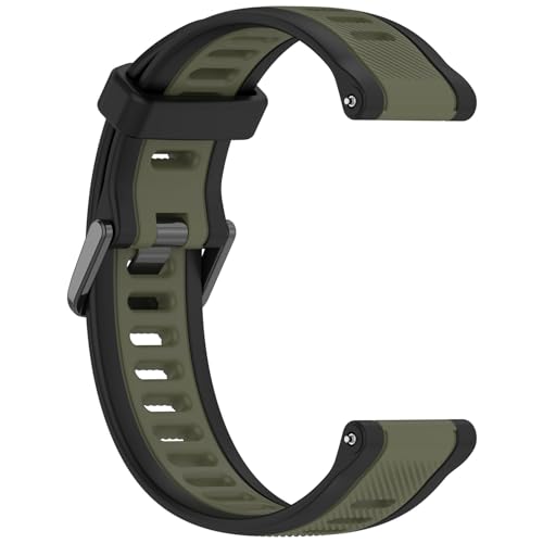 Correa silicona 20mm compatible Garmin Forerunner 165 miniatura 4