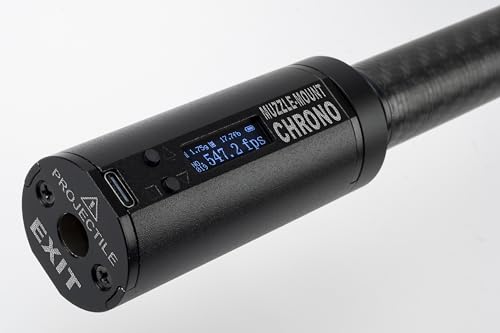AirForceOne Muzzle Mount Chronograph Bluetooth Chrono Air Rifle Airgun Pistol Shooting Chronoscope