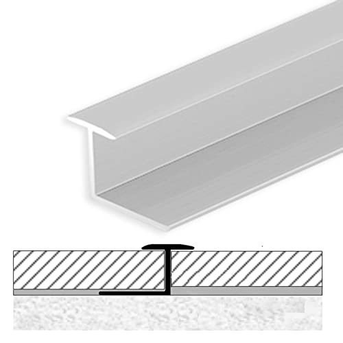 Trime de bordure de plancher imperméable en alu pour bois