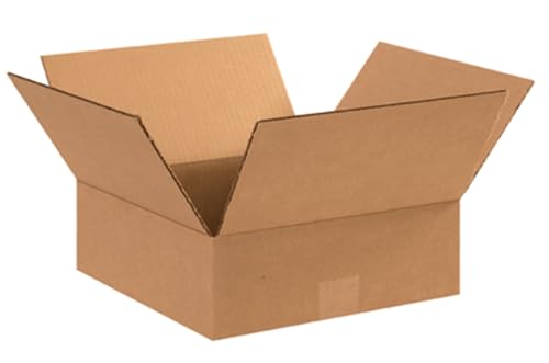 Image of Secure Seal - 10x10x4 Pack of 100 Corrugated Cardboard Packing Shipping Mailing Moving Carton Boxes