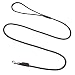 Mendota British Show Snap Leash, Black, 1/8" by 4'