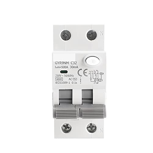 RCBO Tipo CA MOBYAT con protección de sobrecorriente y fugas 25A 4