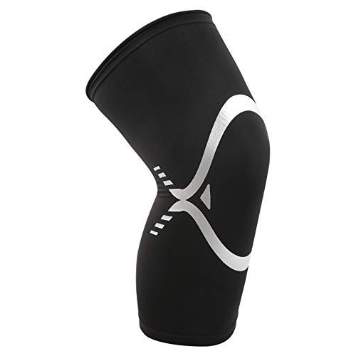 Drfeify Soporte de Rodilla Braz de Rodilla de Liberación de Humedad Rápida para Correr el Senderismo para los Músculos Fatiga (XL)