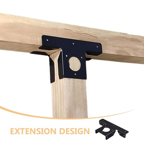 Support de pergola inoxydable avec fixation réglable pour canopy de patio et jardin