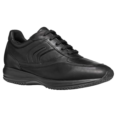 Geox quella traspirabilità Geox Happy aSneaker Uomo Uomo, Nero, 44 EU