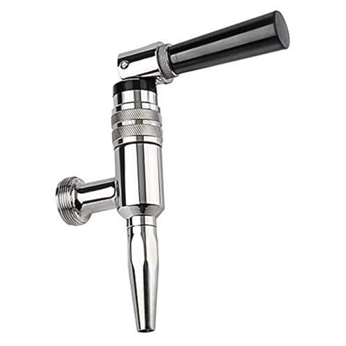 Montesy Stainless Steel Nitrogens Coffee Tap Corrosions Resistant Draft Beer Kegs Faucet Leak Proof Beer Dispenser Supplies