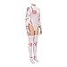 Willyacos Shiro Cosplay Costume Shiro Jumpsuit Anime Zentai Suit Bodysuit Costume Outfit for Women Adult XS