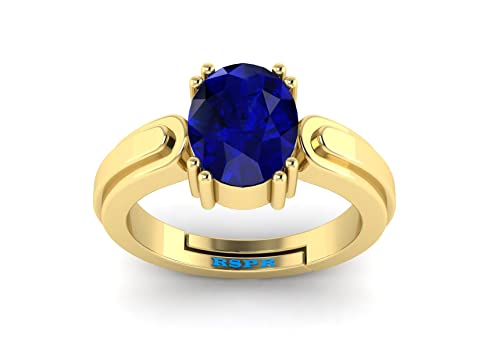 Saphir bleu de culture Neelam 4.25 Ratti pour bague homme