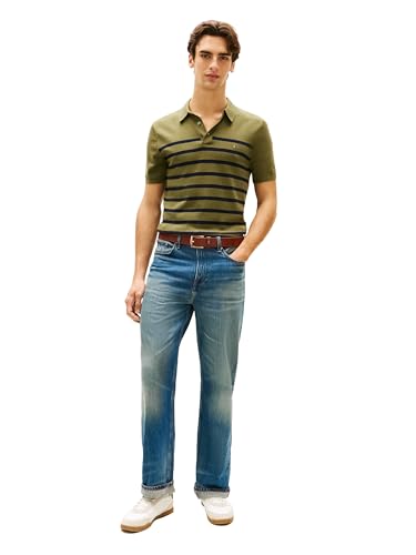 Image of Tommy Hilfiger Men's Lightweight Cotton Knit Short Sleeve Polo Shirt